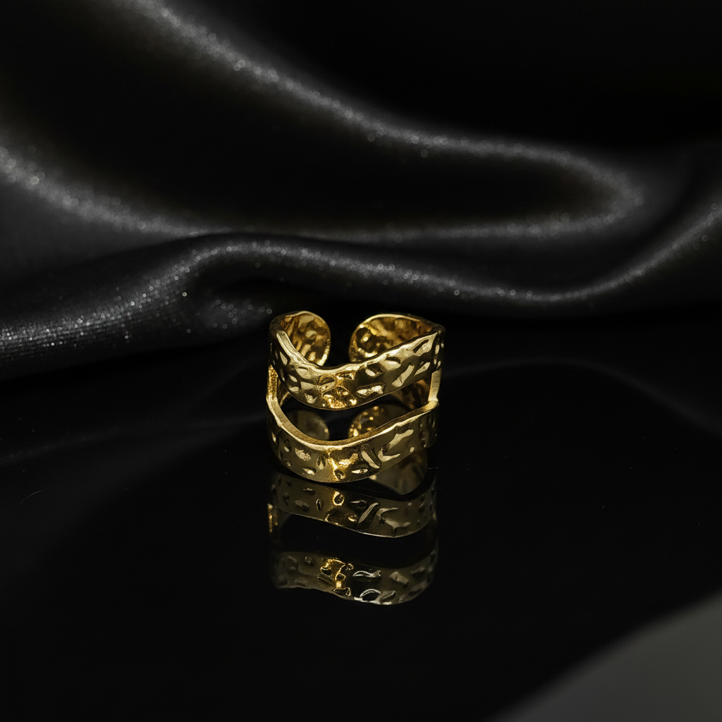 JEWELIXIRS Double Layer Cutout Ring
