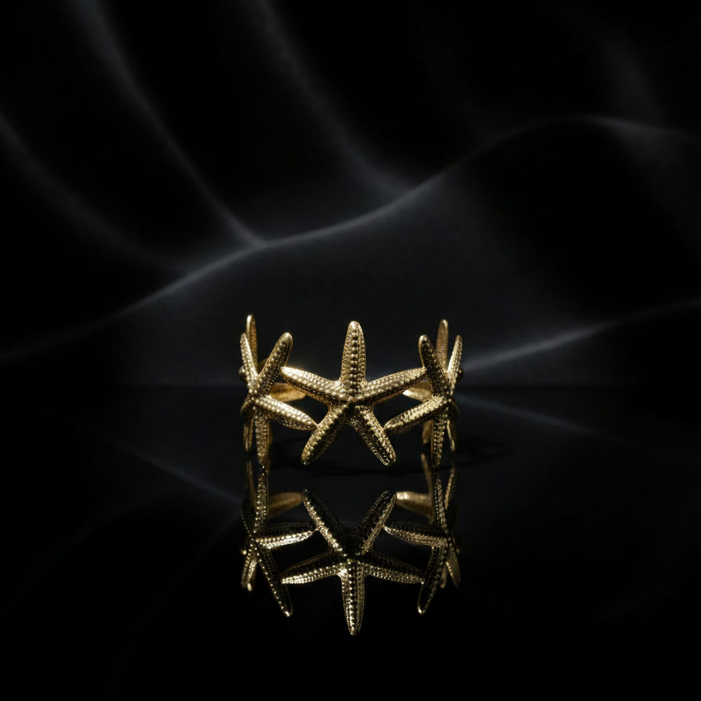 JEWELIXIRS Starfish Cuff Bracelet