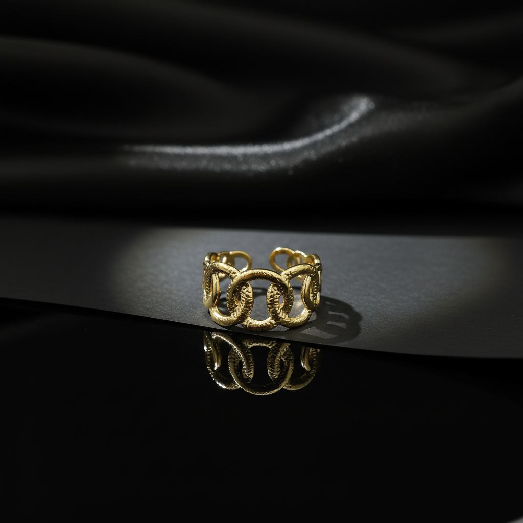 JEWELIXIRS Chain Link Ring