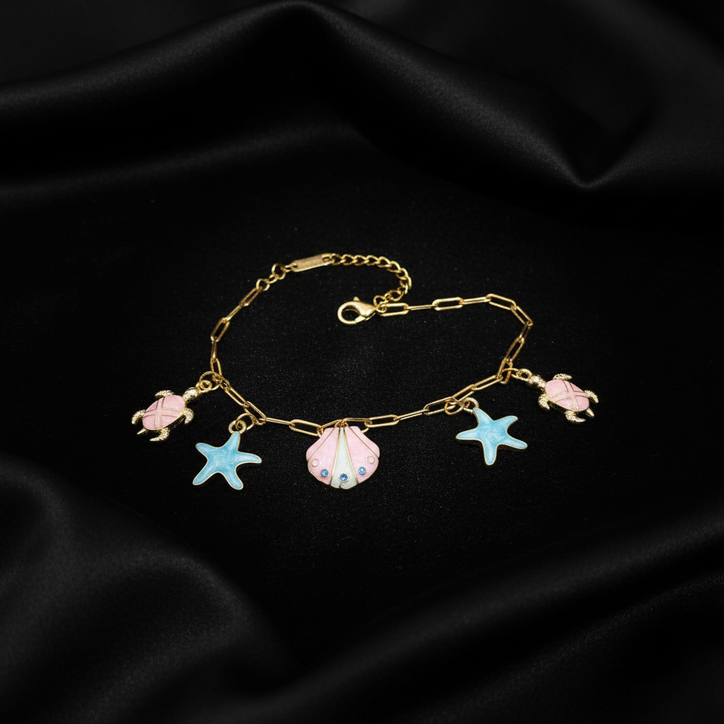 JEWELIXIRS Ocean Charm Bracelet