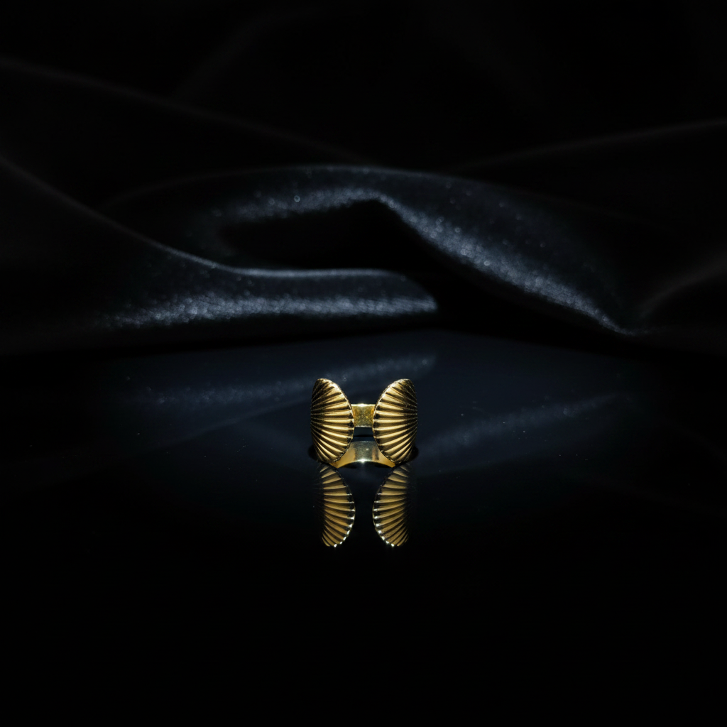 JEWELIXIRS Shell Cuff Ring