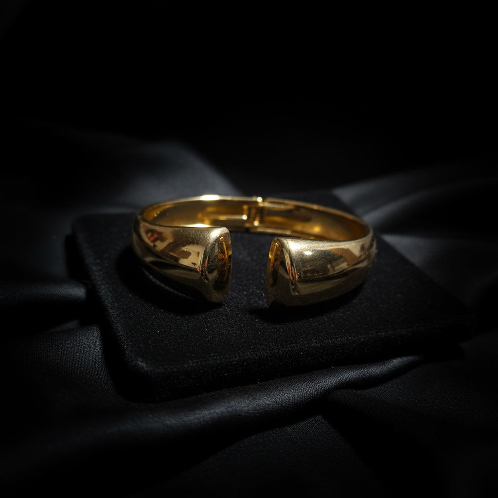 JEWELIXIRS Angular Tip Open Cuff Bracelet