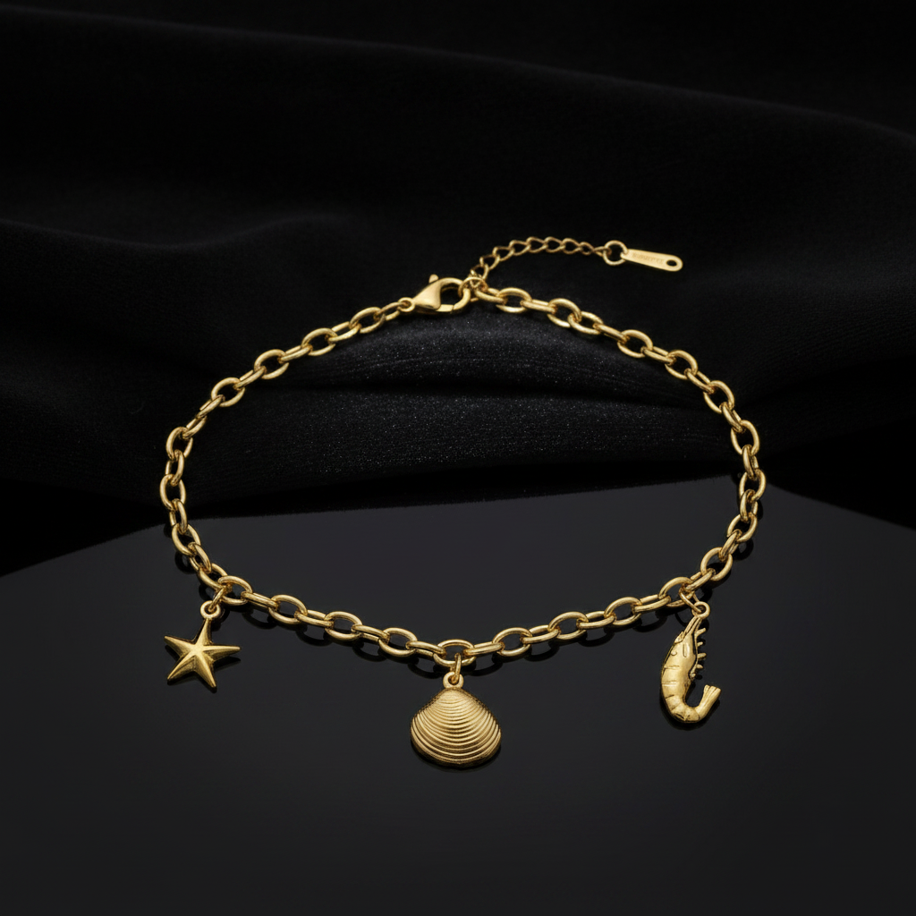 JEWELIXIRS Sea Treasures Charm Bracelet