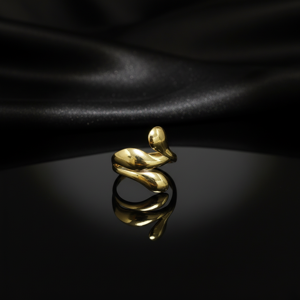 JEWELIXIRS Liquid Drop Ring