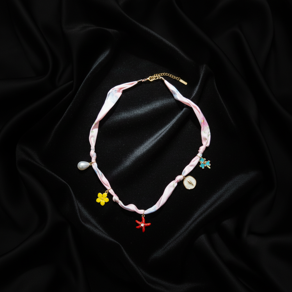 JEWELIXIRS Garden Charm Choker Necklace