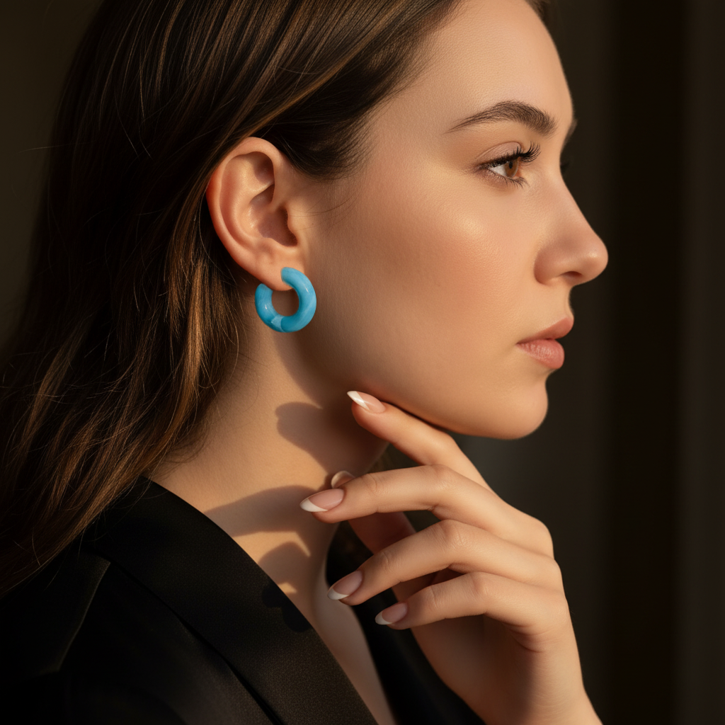 JEWELIXIRS Cirrus C-Hoop Earring