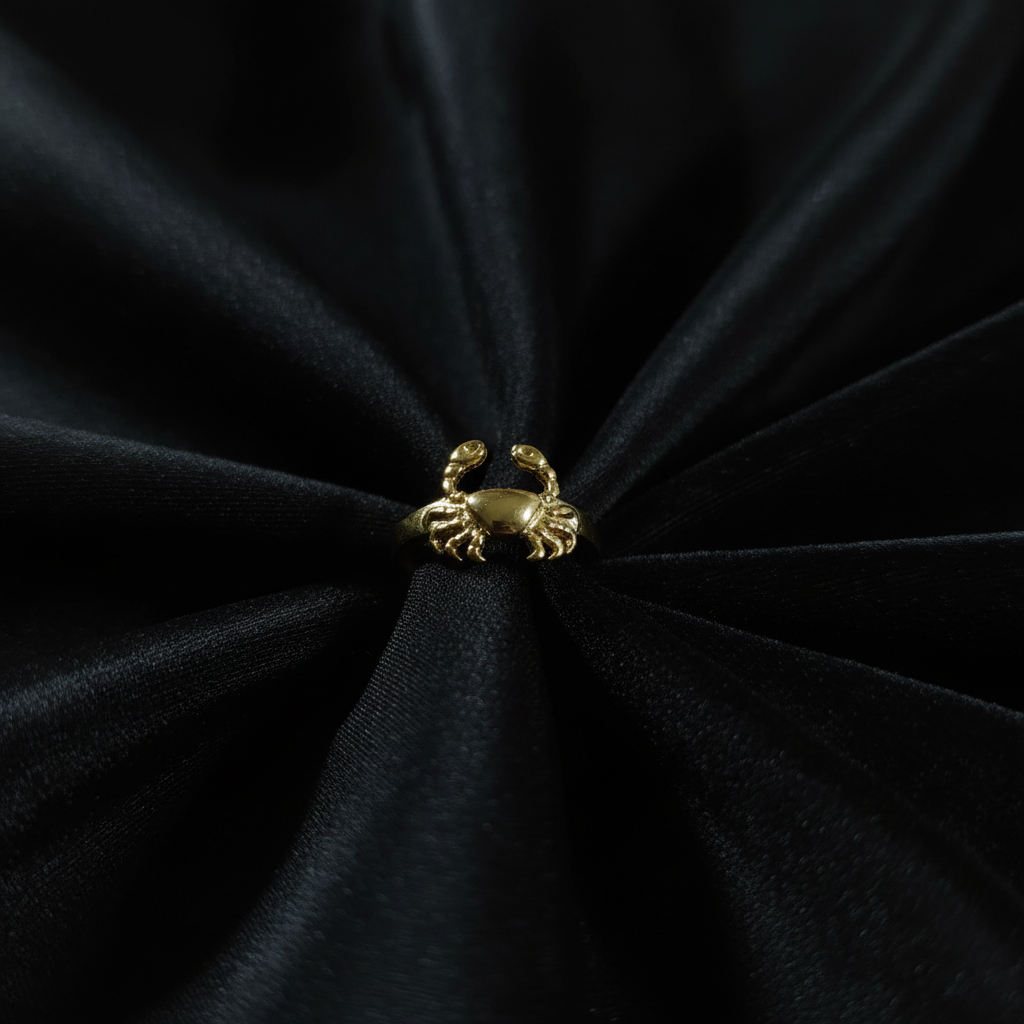 JEWELIXIRS Crab Cuff Ring