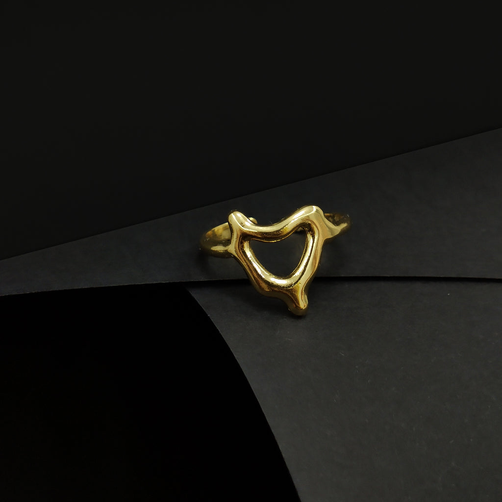 JEWELIXIRS Molten Heart Open Ring