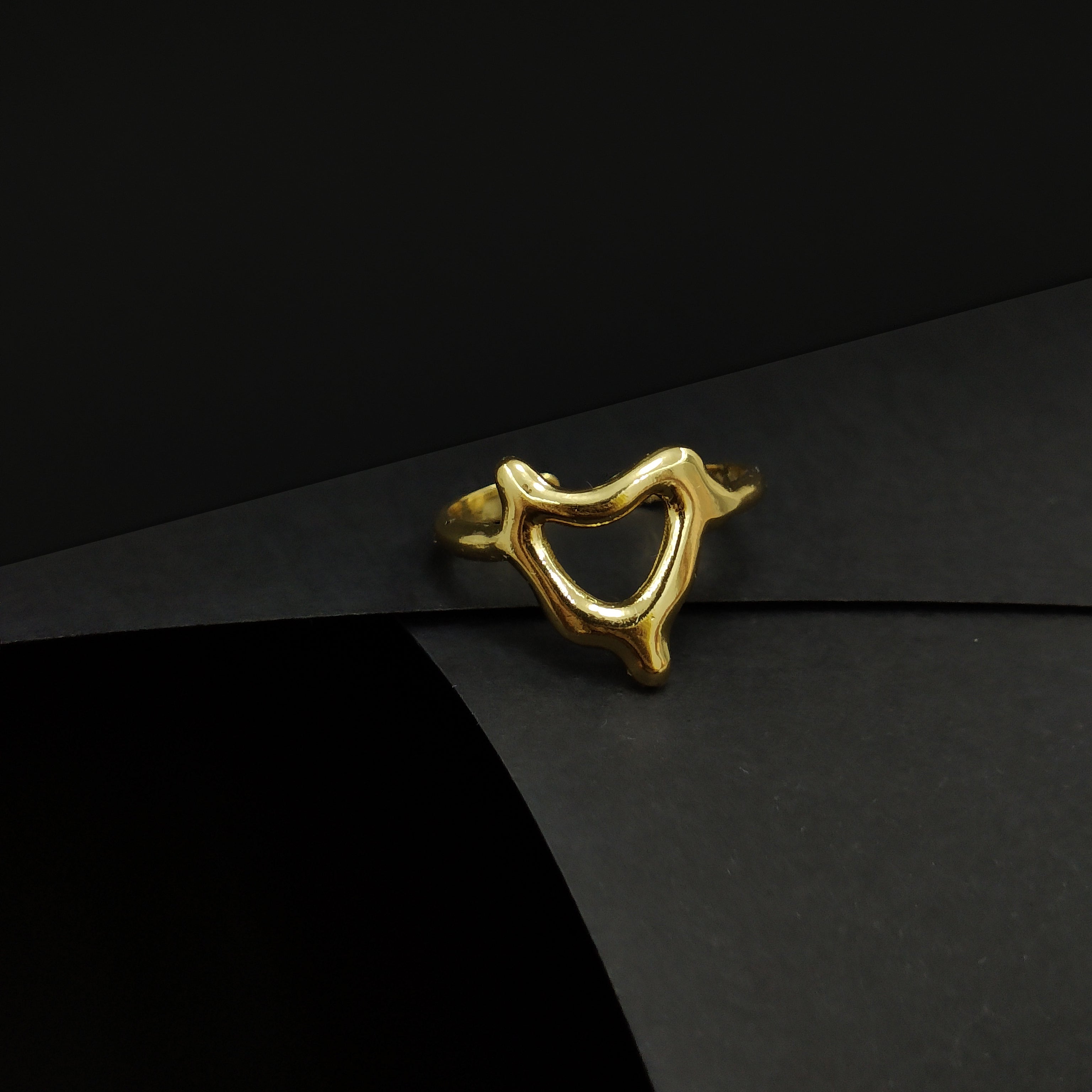 JEWELIXIRS Molten Heart Open Ring
