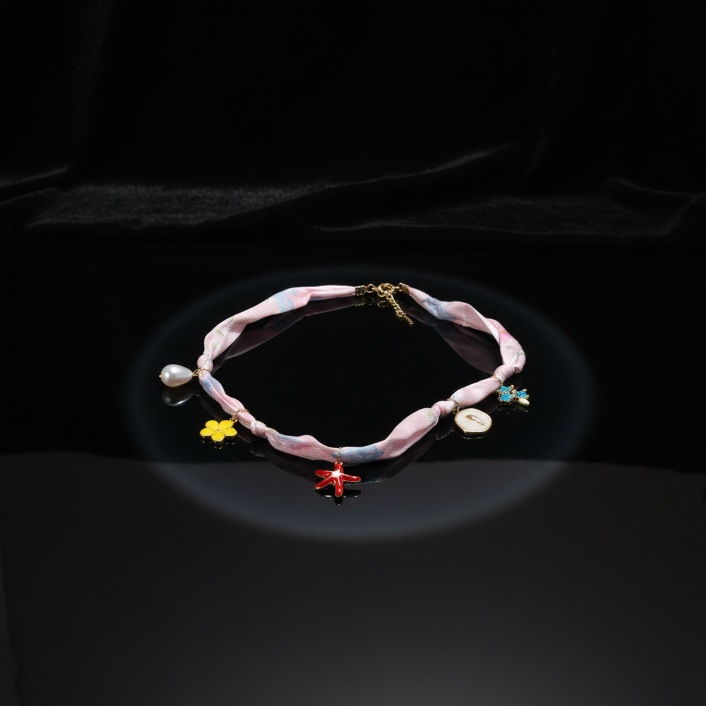 JEWELIXIRS Garden Charm Choker Necklace
