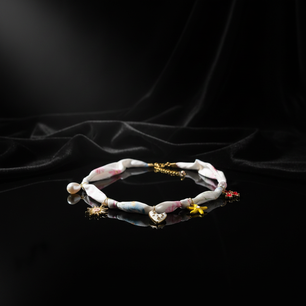 JEWELIXIRS Whimsy Charm Choker Necklace