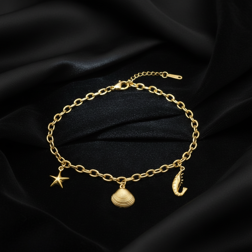 JEWELIXIRS Sea Treasures Charm Bracelet