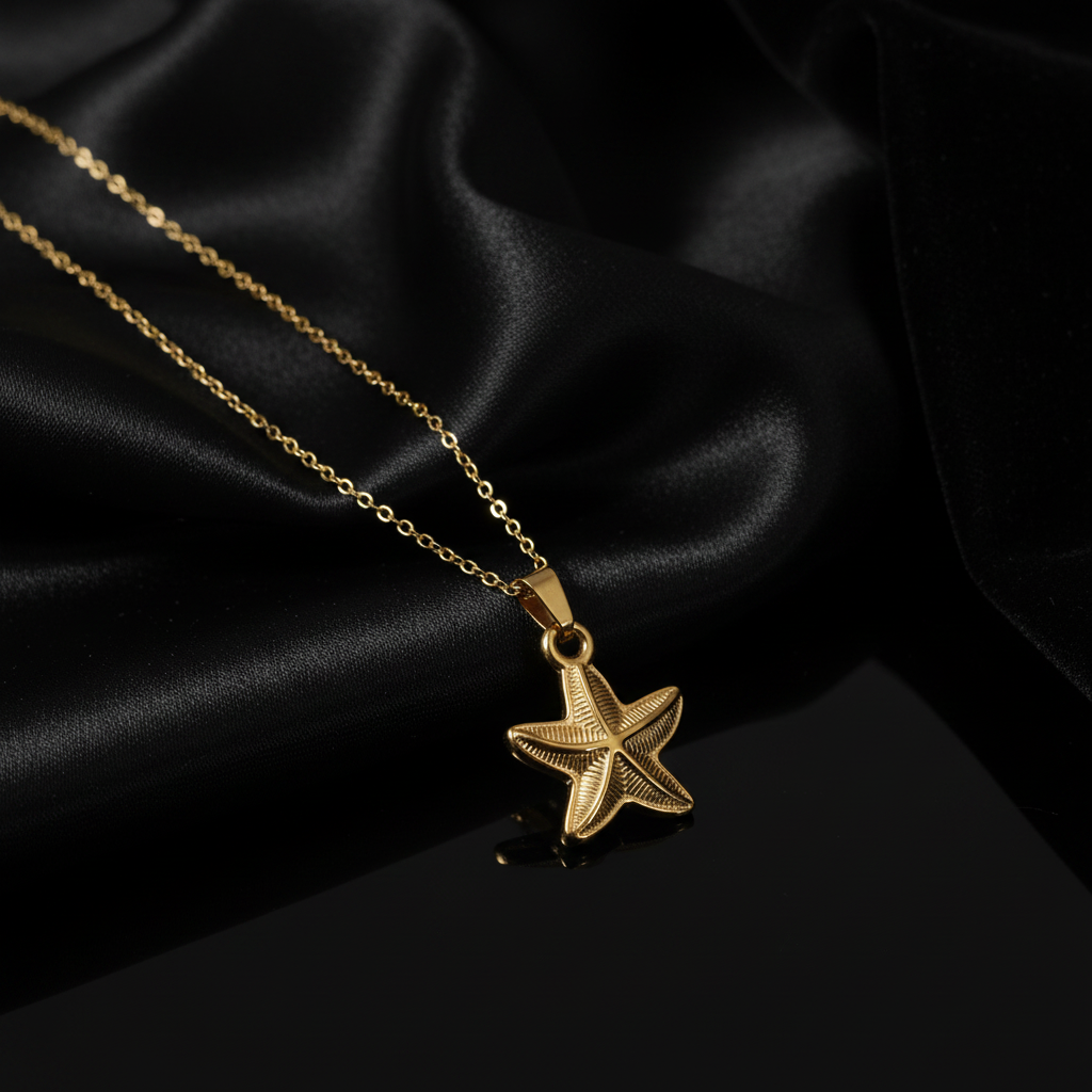 JEWELIXIRS Starfish Pendant Necklace