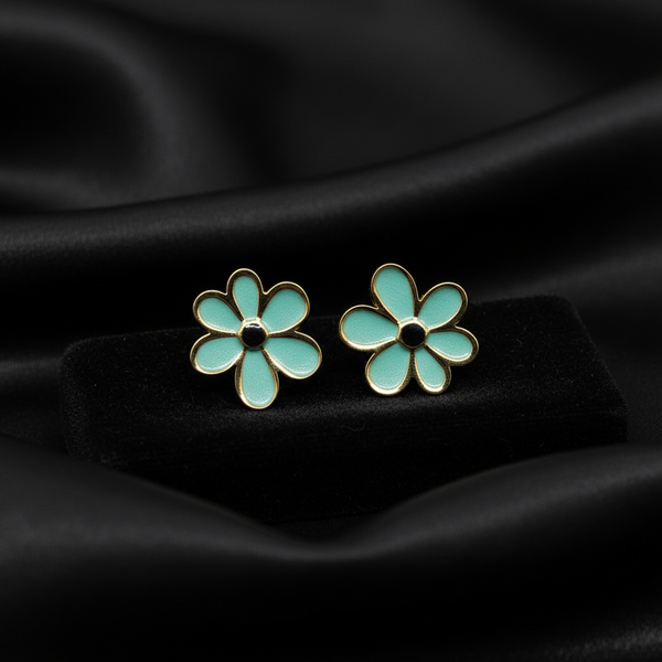 JEWELIXIRS Daisy Flower Stud Earring